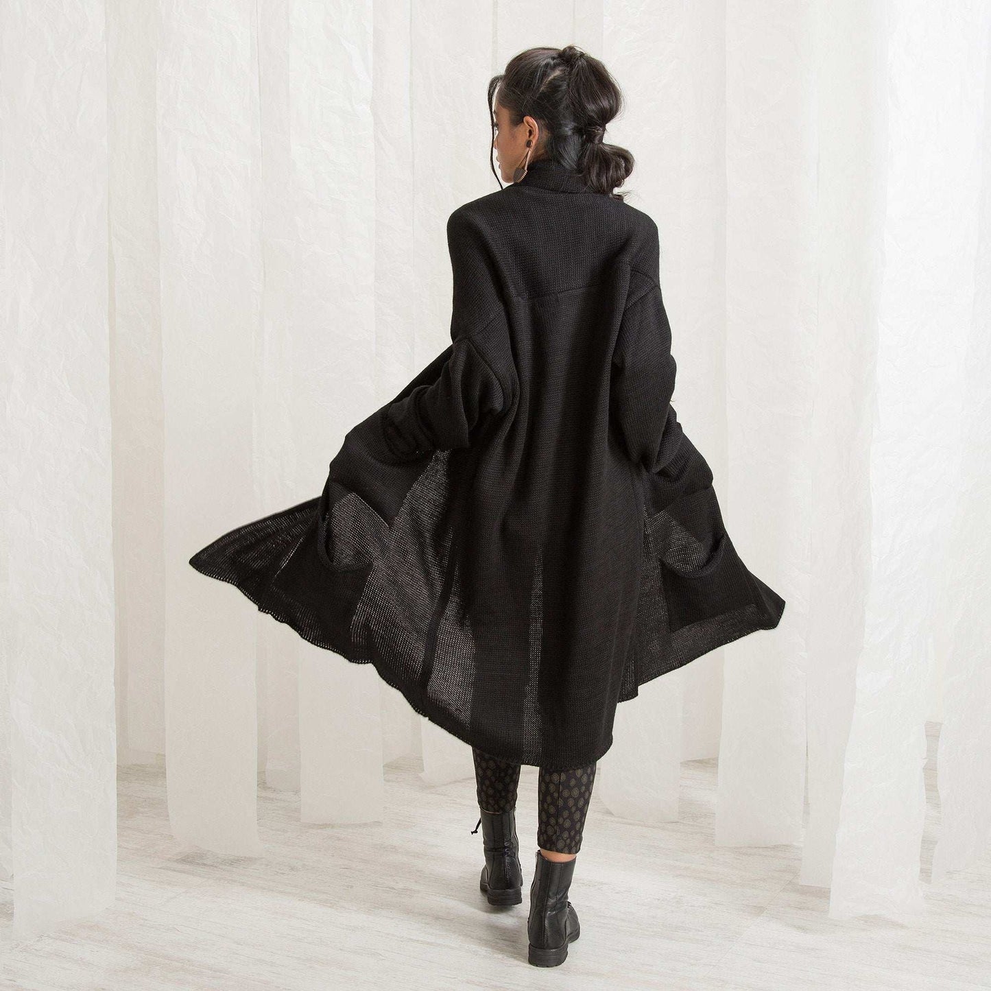 Women Knit Cardigan Sweater, Wool Coat Vest, Plus Size Clothing, Knitt Clothes