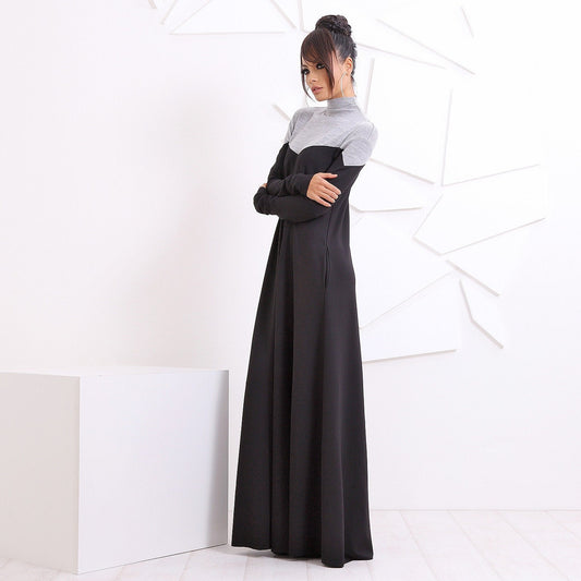Plus Size Maxi Dress, Black Kaftan Dress, Plus Size Womens Clothing