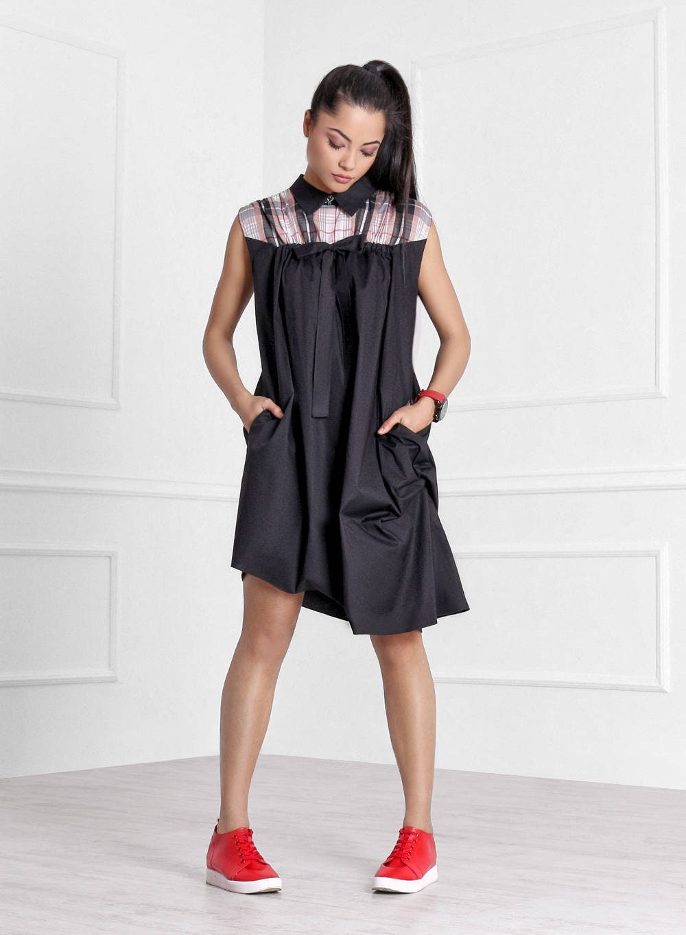 Avant Garde Dress, Short Black Dress, Off Shoulder Dress ,Midi Dress, Friends.Fashion Avant Garde Dress, Short Black Dress, Off Shoulder Dress ,Midi Dress, Friends.Fashion