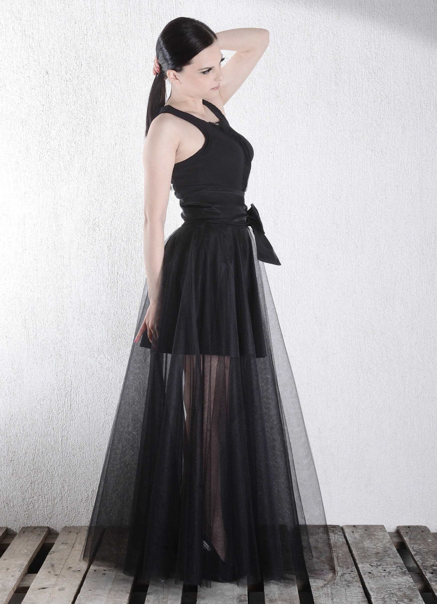 Skirt Ballerina/ Black Skirt/ Woman Skirt/ Tutu Skirt/ Short Skirt/ Knee Skirt/ Tulle Skirt/ High Waisted Skirt/ Friends Fashion