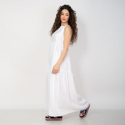 Long Linen Dress, Loose Linen Dress, Maternity Linen Dress, Plus Size Dress, Linen Clothing for Women