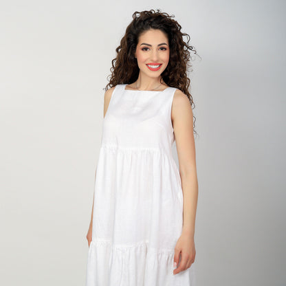 Long Linen Dress, Loose Linen Dress, Maternity Linen Dress, Plus Size Dress, Linen Clothing for Women