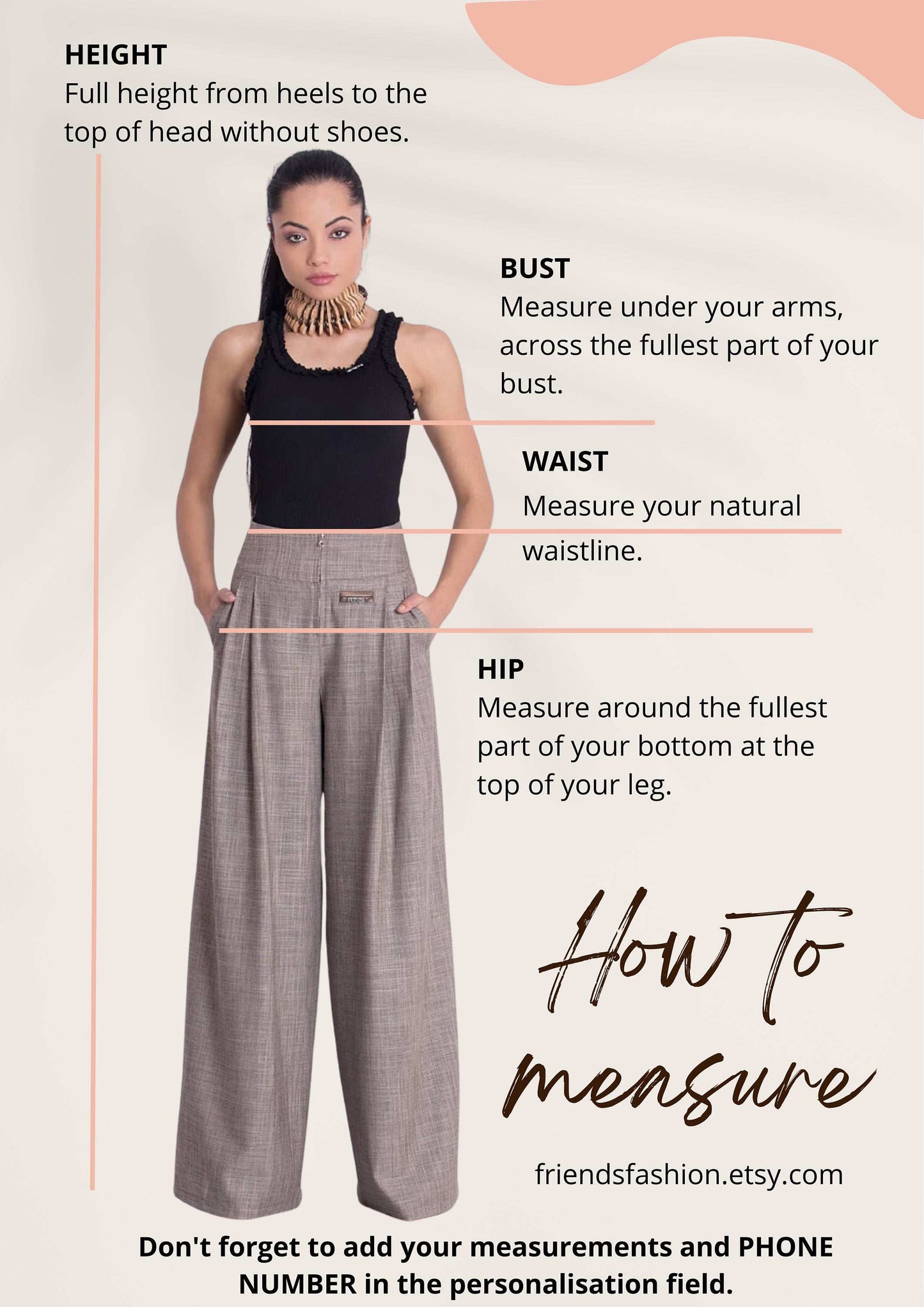 Wide Leg Pants Palazzo High Waisted Pant With Pockets, Loose Wide Leg Trousers