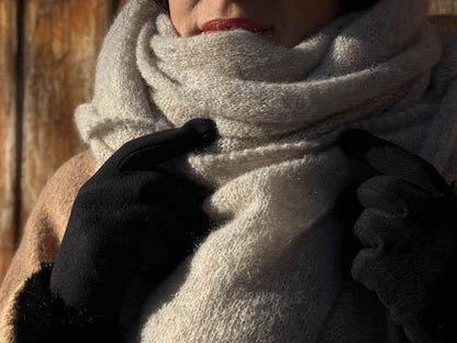 Scarf, Mom Gift, Best Gift, Beige Scarf, Huge Scarf, Big Scarf, Burqa, Warm Scarf, Hand made Scarf, Knitted Gift, Mom birthday gift, Shawl