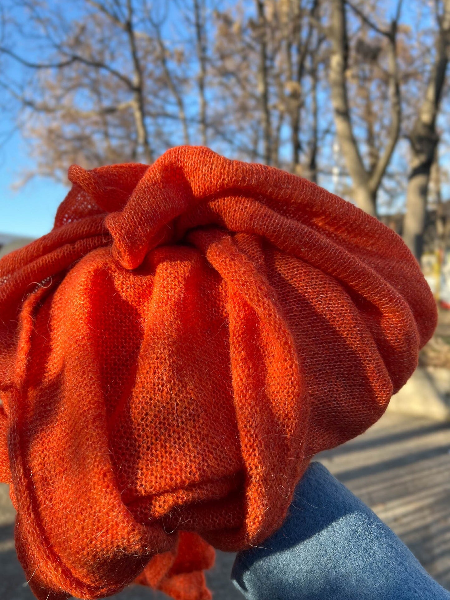 Scarf, Mom Gift, Best Gift, Beige Scarf, Huge Scarf, Big Scarf, Burqa, Warm Scarf, Hand made Scarf, Knitted Gift, Mom birthday gift, Shawl